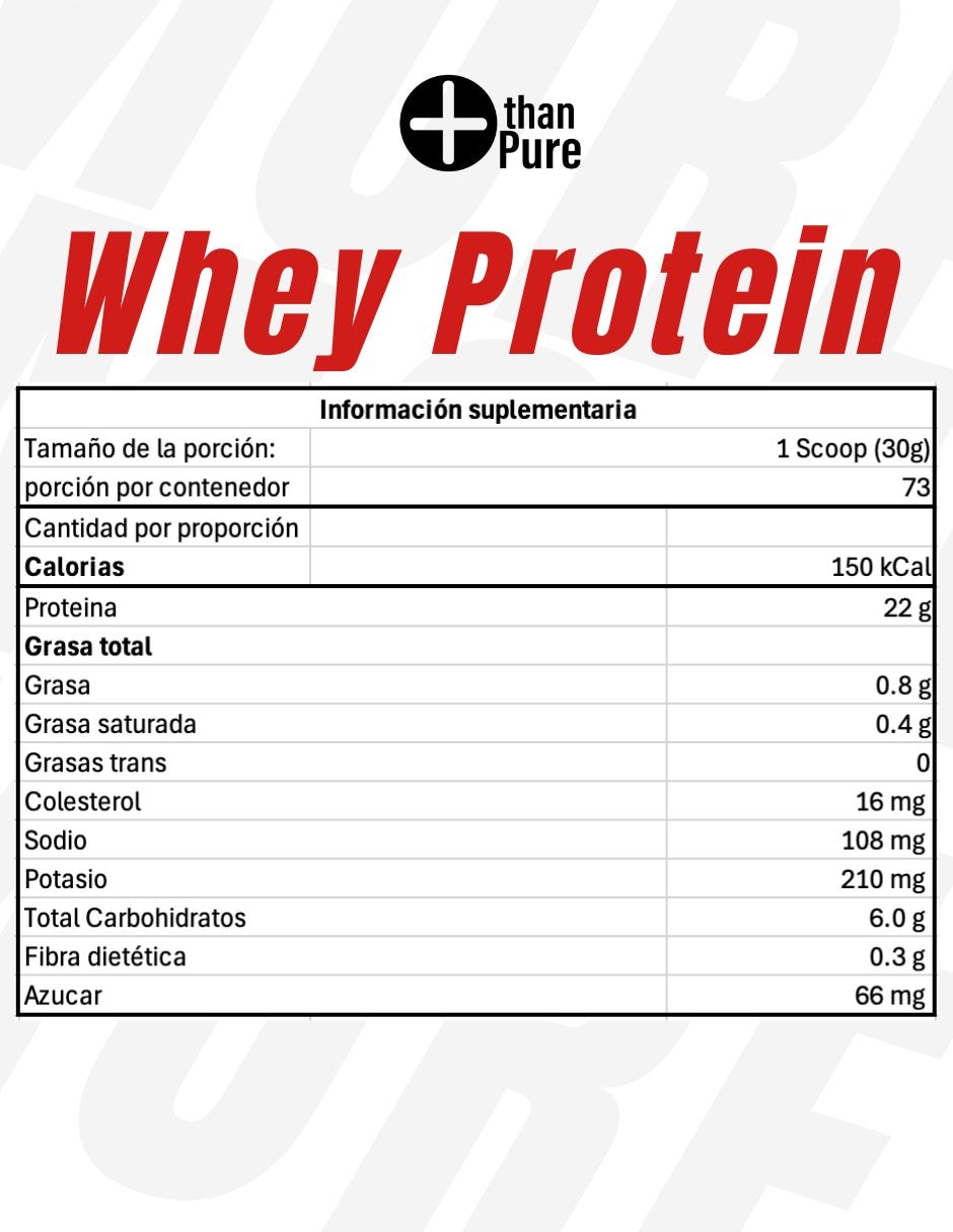 Kit suplementos more than pure con proteína whey y creatina monohidratada sabor fresa