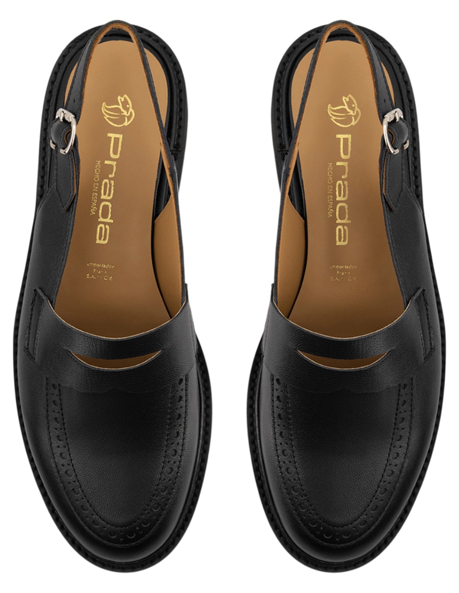 Zapato prada de piel para mujer