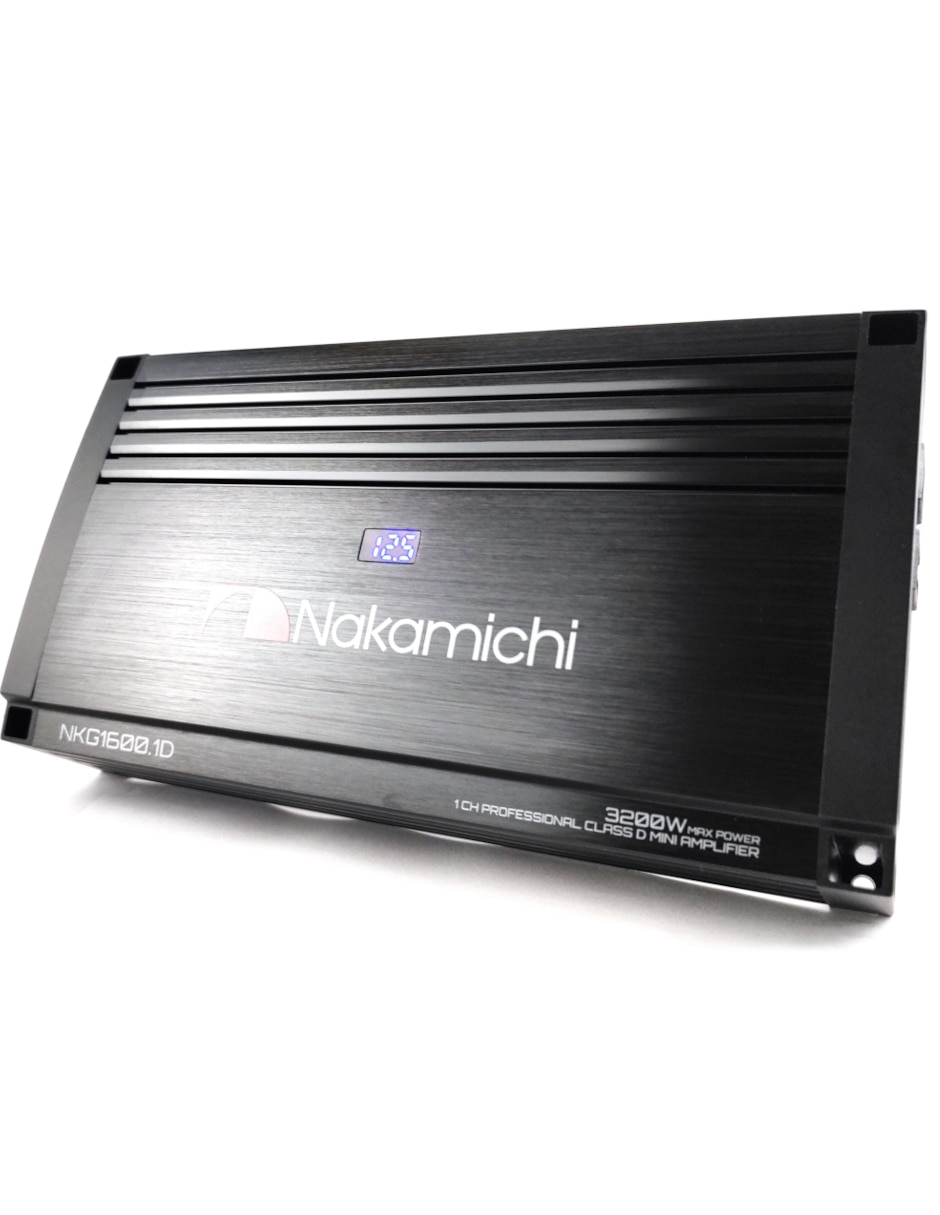 Amplificador para auto Nakamichi NKG1600.1D de 12 VDC