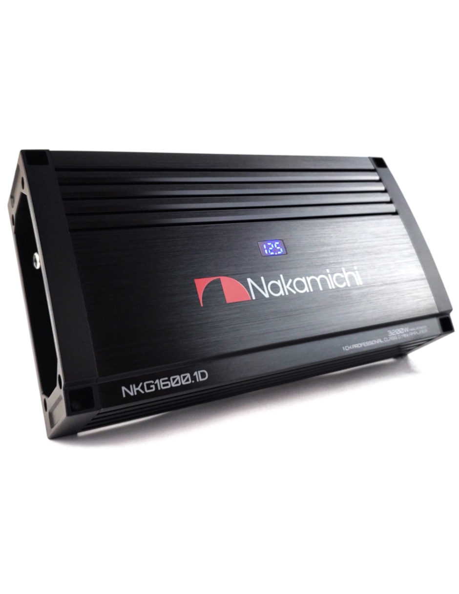 Amplificador para auto Nakamichi NKG1600.1D de 12 VDC