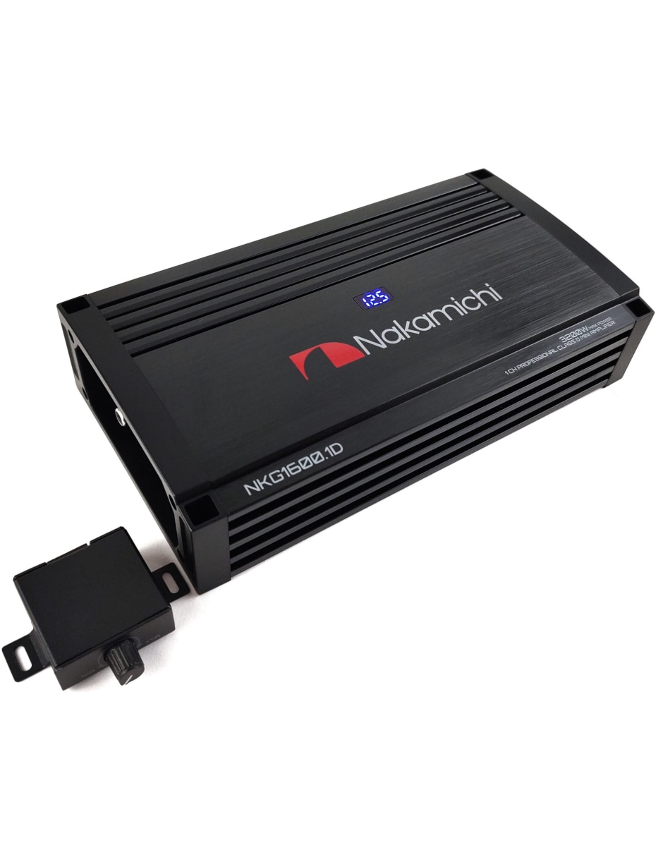 Amplificador para auto NKG1600.1D de 12 VDC