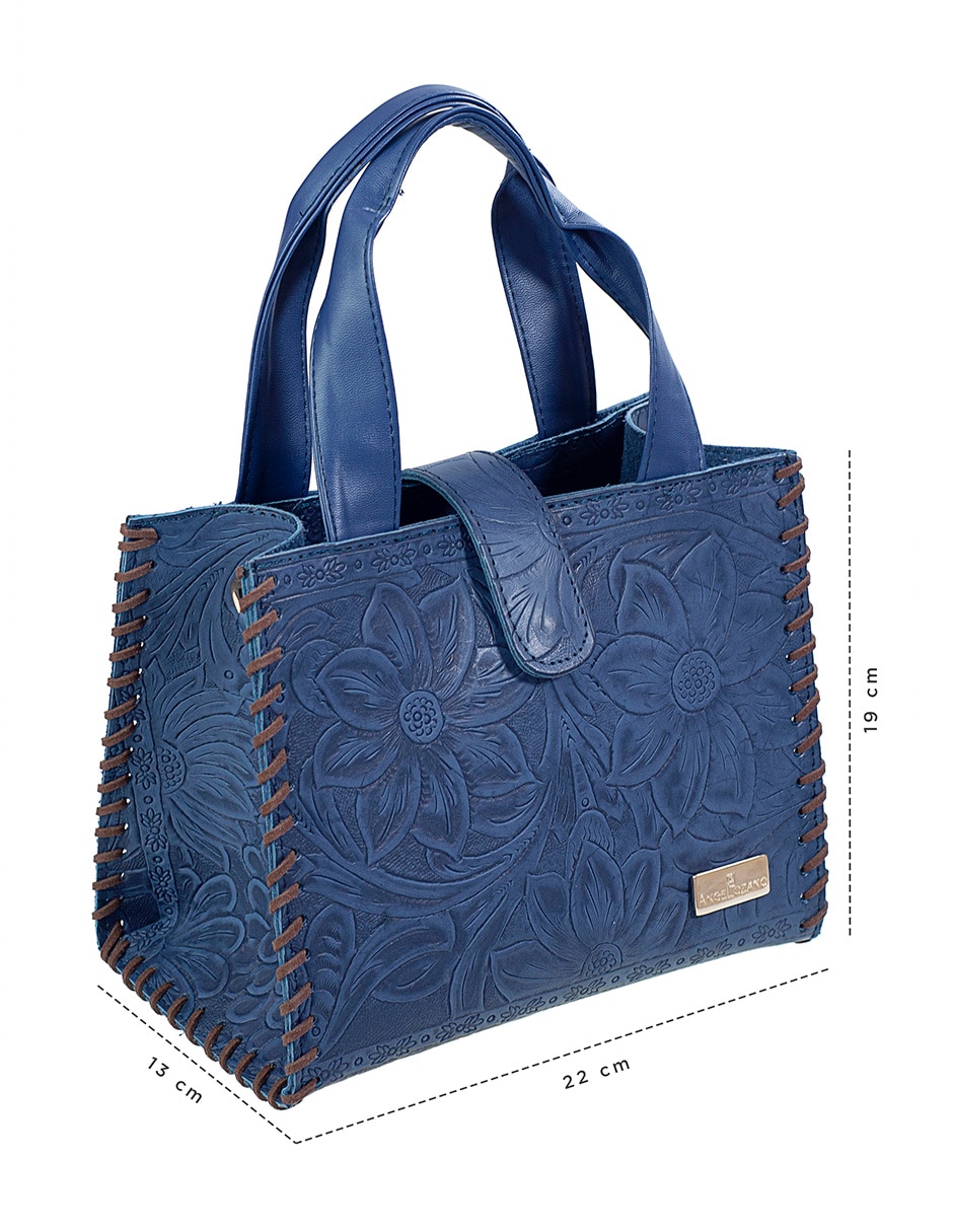 Bolsa satchel Kit Silvia de piel para mujer 2
