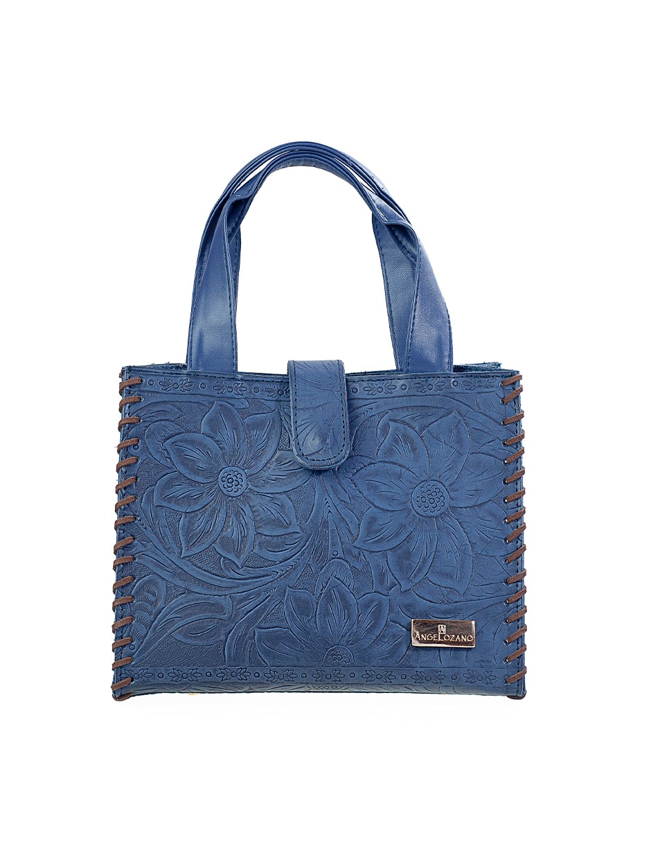 Bolsa satchel Kit Silvia de piel para mujer 3