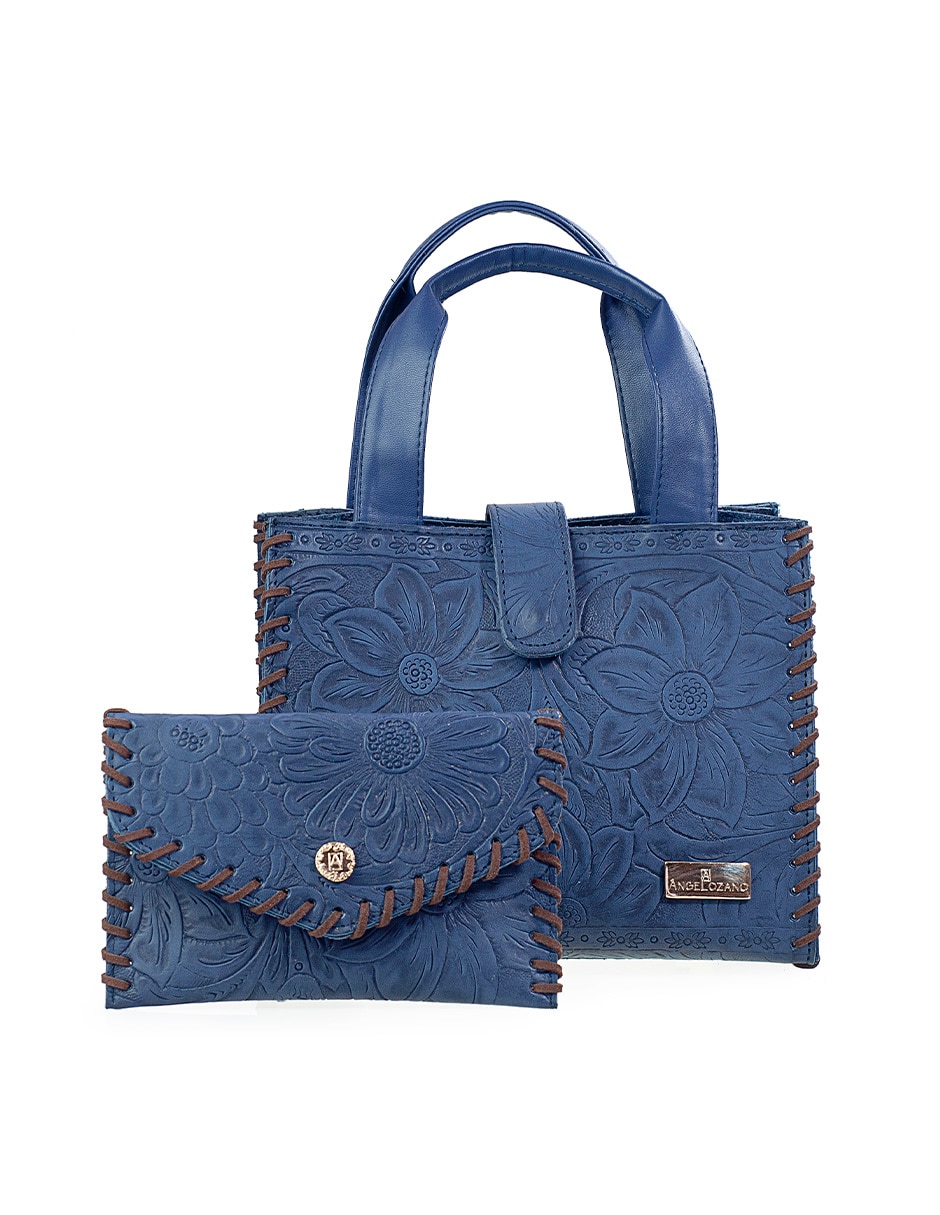 Bolsa satchel Kit Silvia de piel para mujer