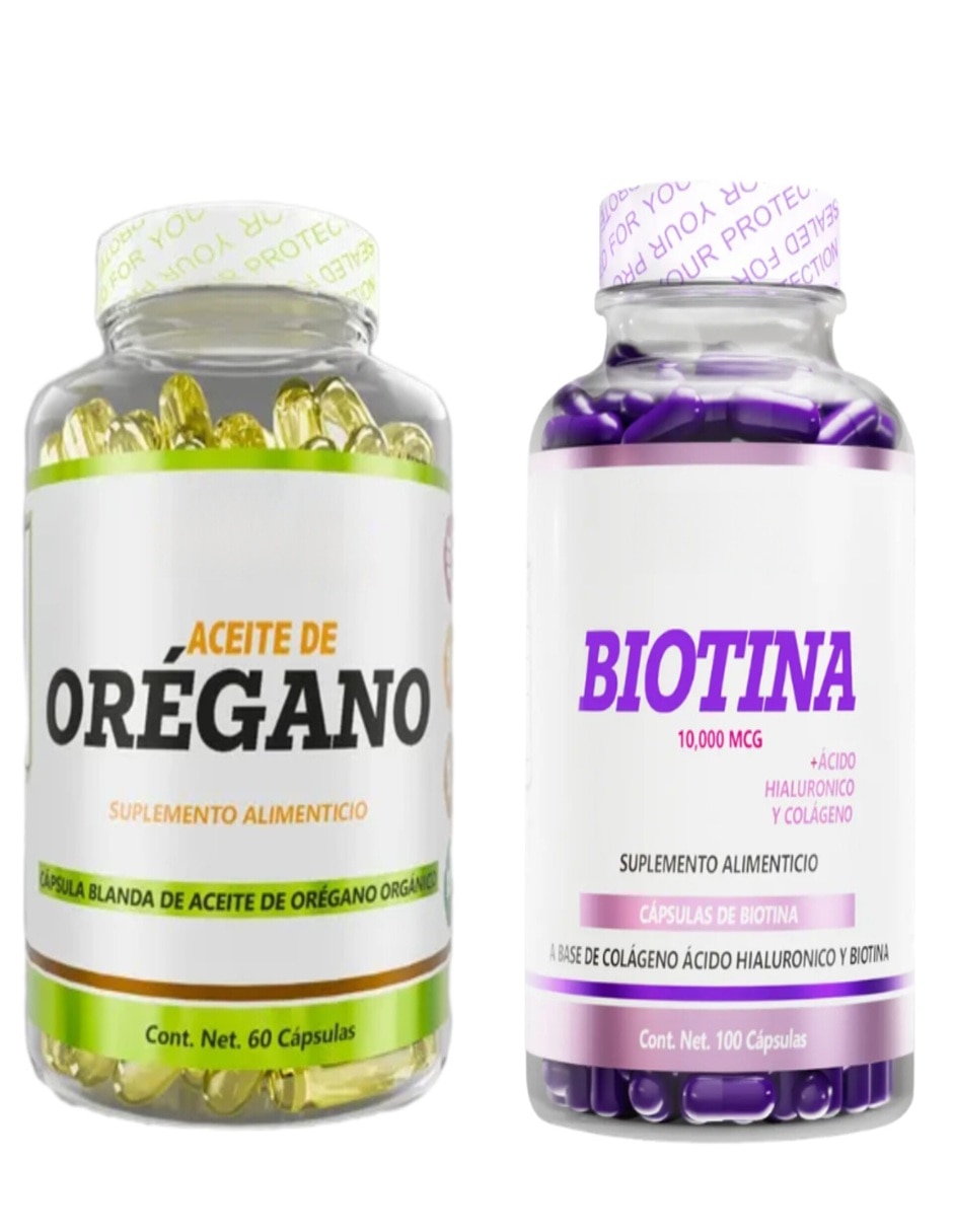 Biotina + Aceite De Oregano Nature Life con vitaminas