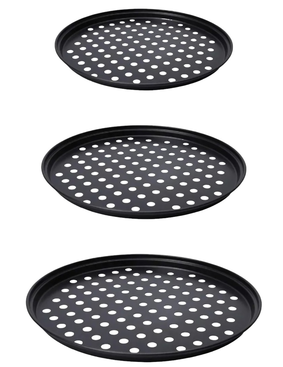 Charola para pizza de acero