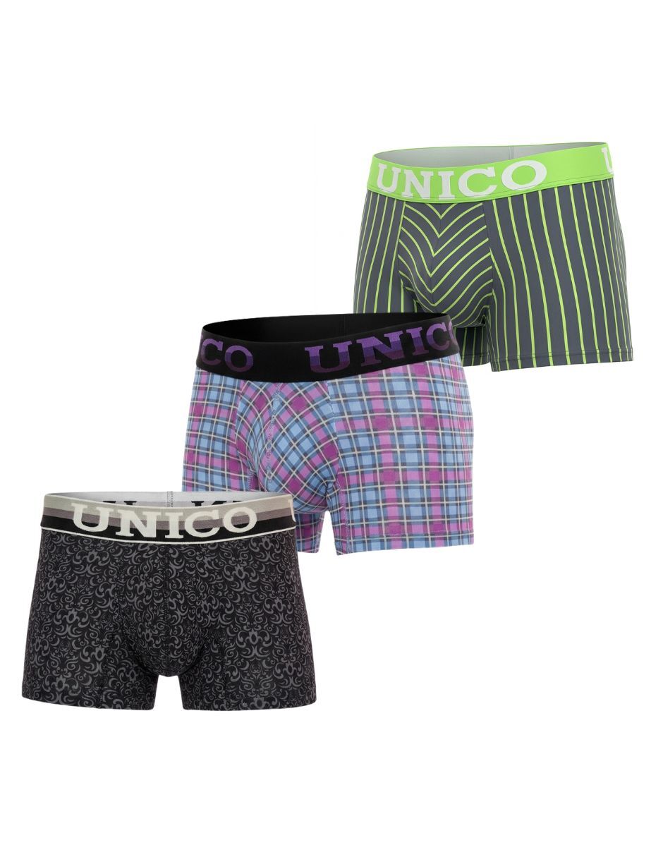 Bóxer de Poliamida y elastano para hombre 3 piezas (si aplica)