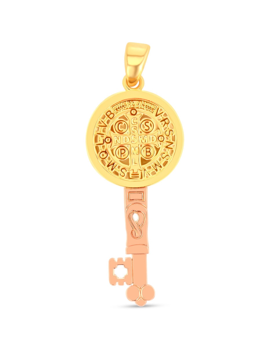Dije de llave Joyerias Bizzarro de oro florentino 14 k