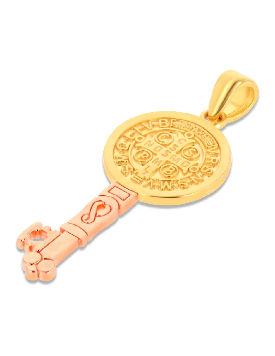 Dije de llave Joyerias Bizzarro de oro florentino 14 k