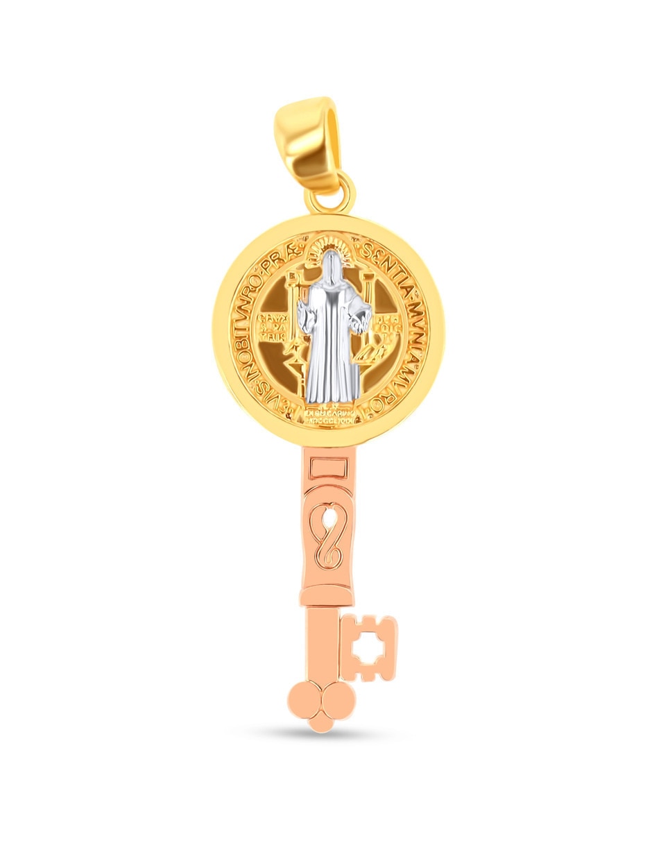 Dije de llave Joyerias Bizzarro de oro florentino 14 k