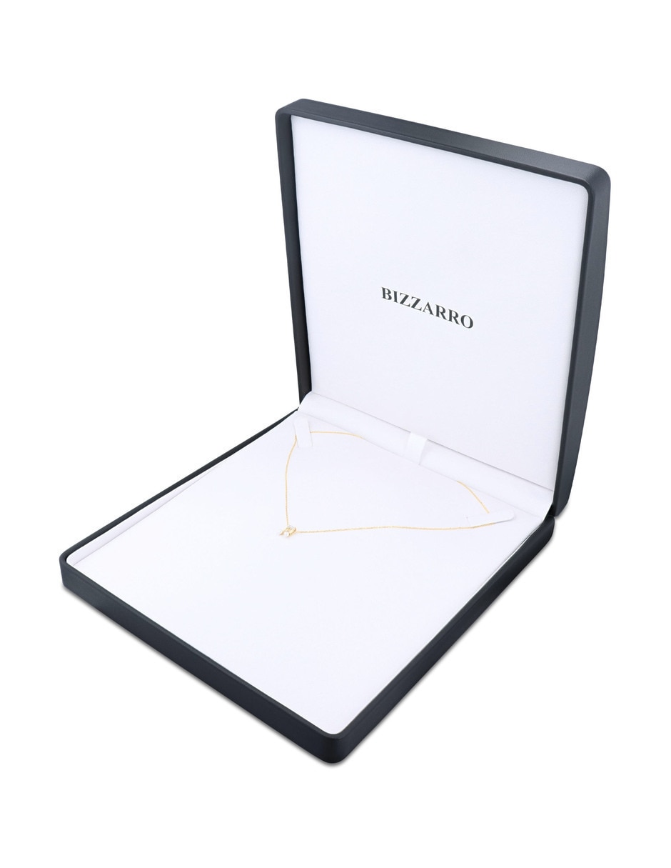 Dije circular Joyerias Bizzarro de oro amarillo 14 k diamante