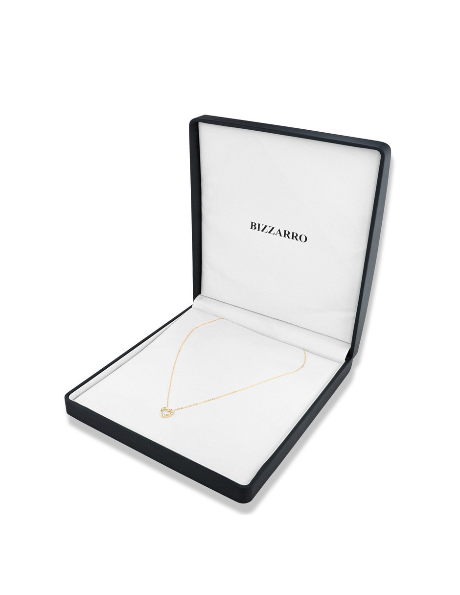 Dije de corazón Joyerias Bizzarro de Oro amarillo 10 K