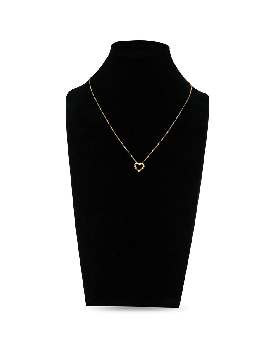 Dije de corazón Joyerias Bizzarro de Oro amarillo 10 K
