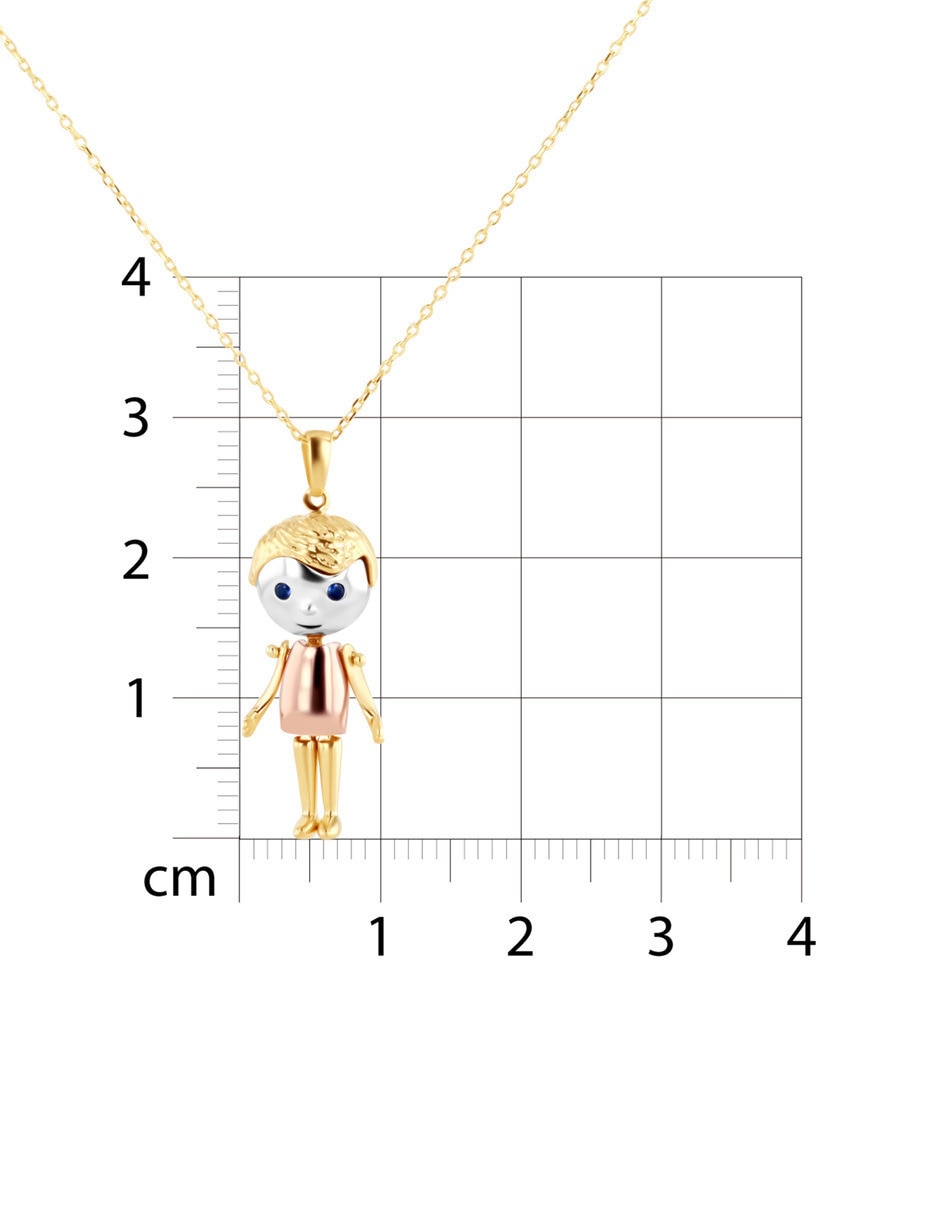 Dije de circular joyerias bizzarro de oro florentino 14 k