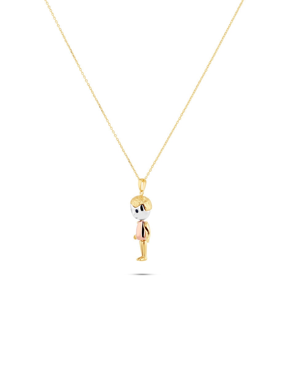 Dije de circular joyerias bizzarro de oro florentino 14 k
