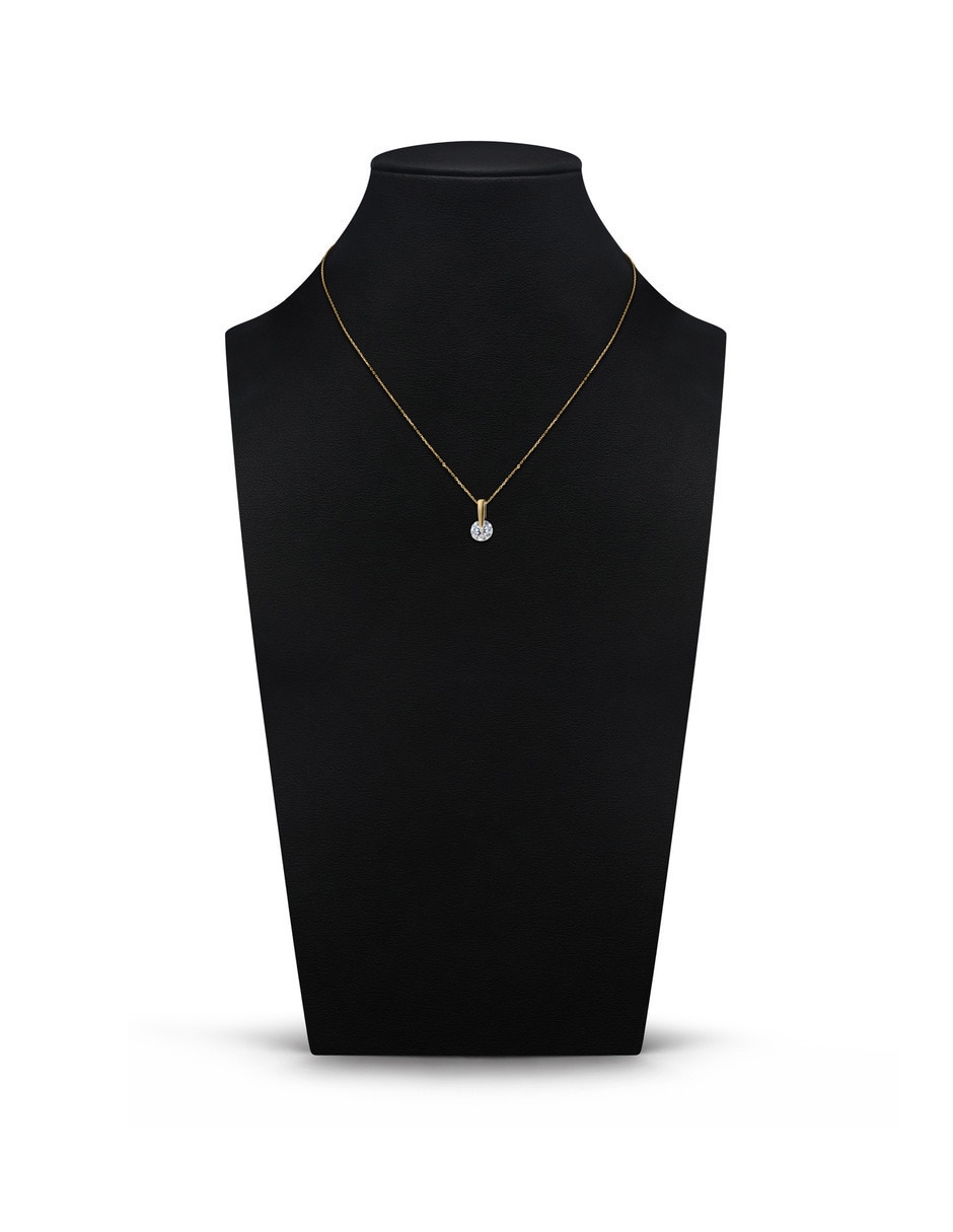 Dije de circular de oro amarillo 14 k 6
