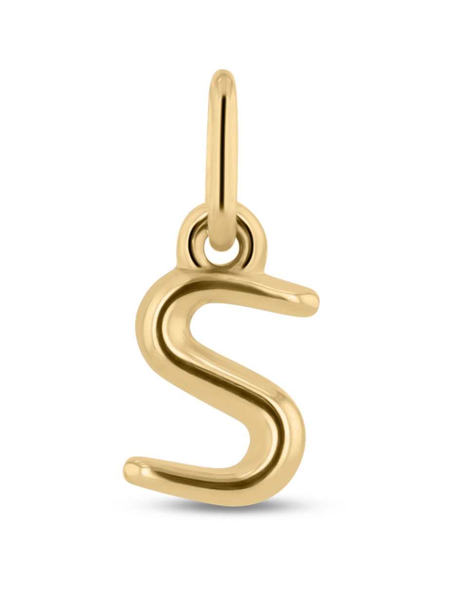 Dije de letra S de oro amarillo 10 k Dije de letra S de oro amarillo 10 k