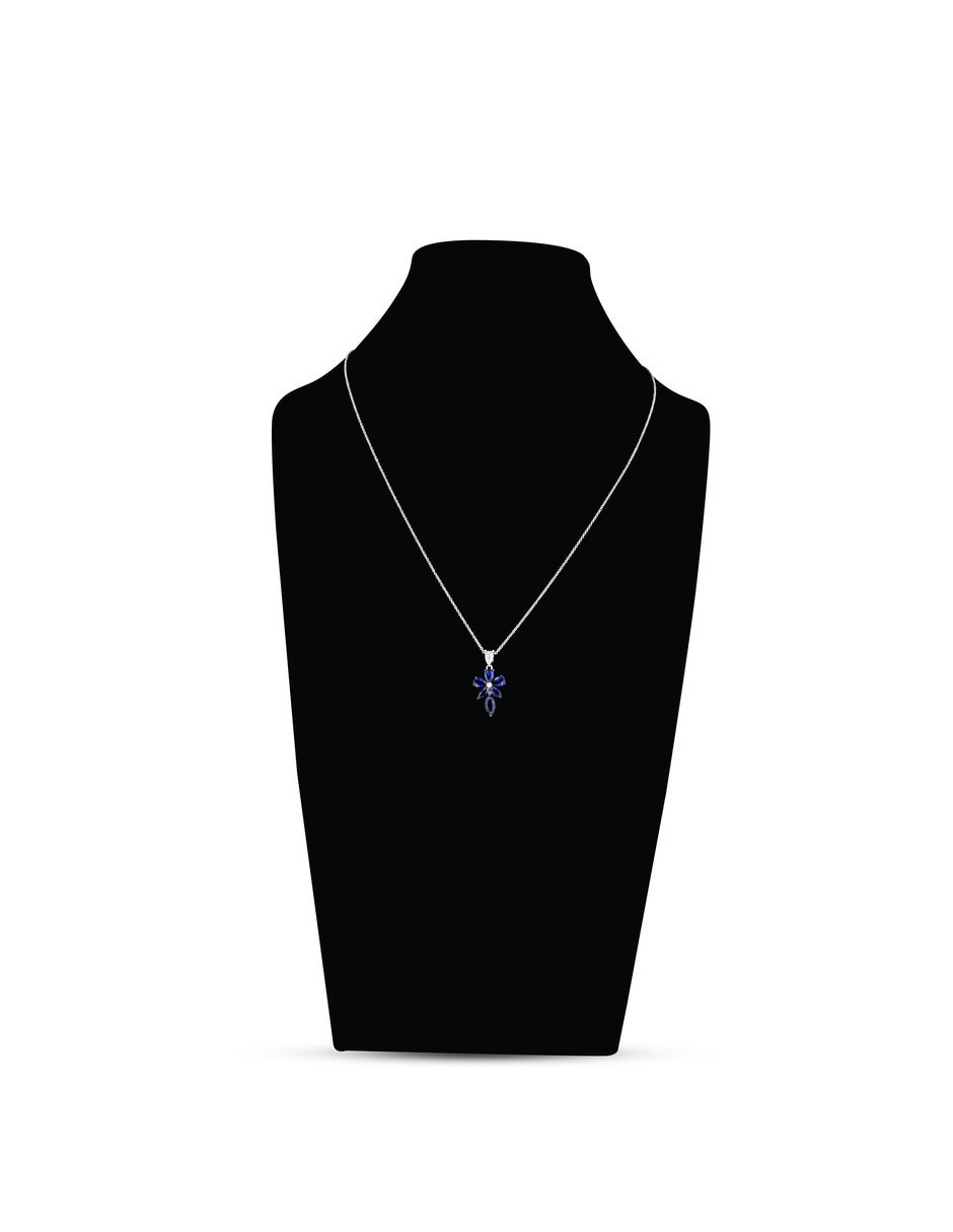 Dije de circular de oro blanco 14 k 5