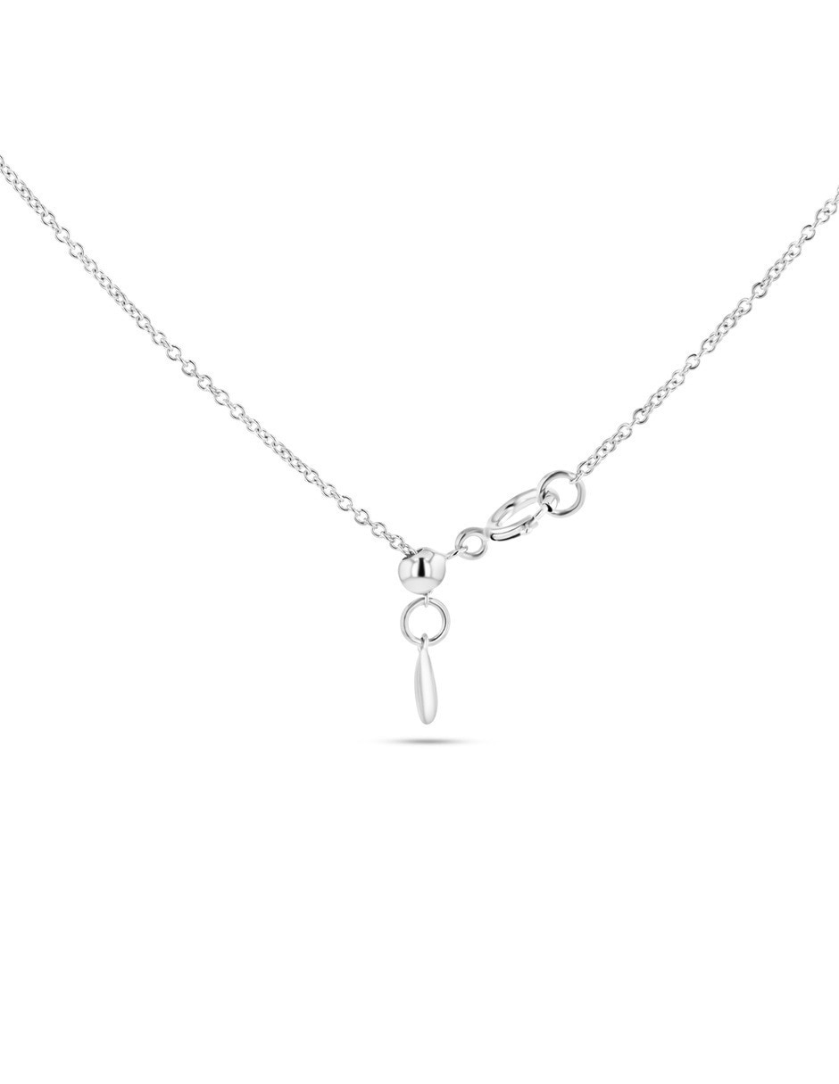 Dije de circular de oro blanco 14 k 6