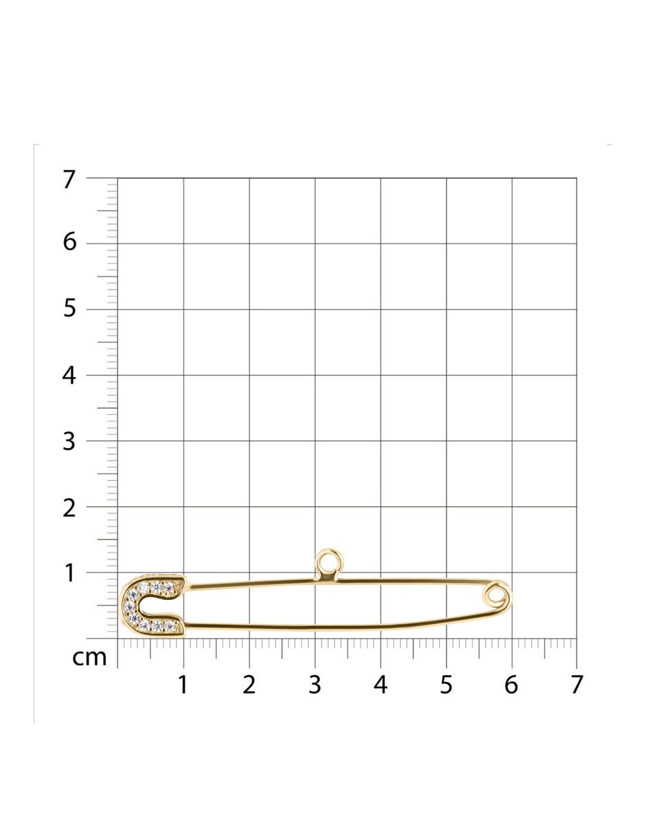 Dije de circular de oro amarillo 14 k 2
