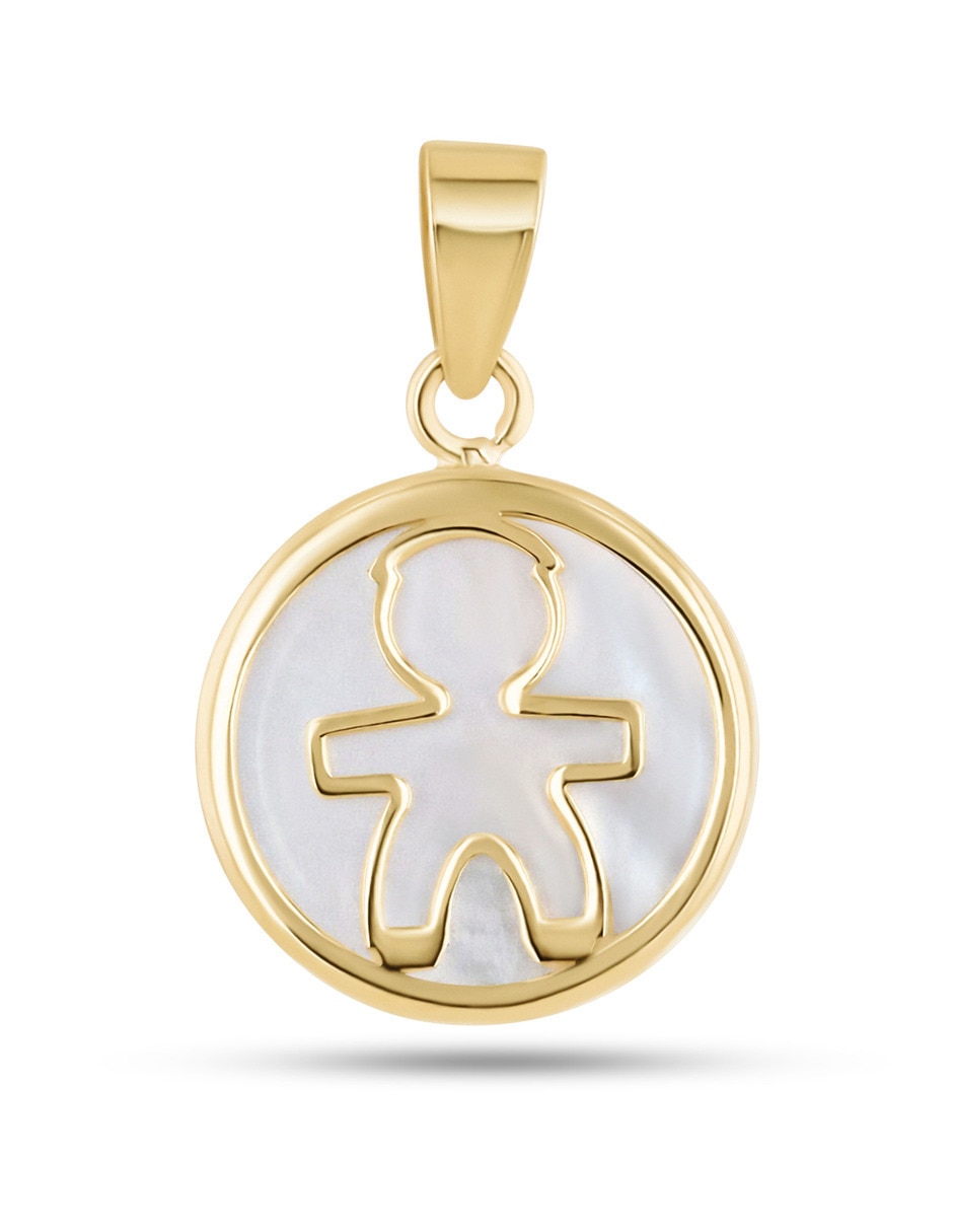 Dije Circular de oro amarillo 14 k Dije Circular de oro amarillo 14 k