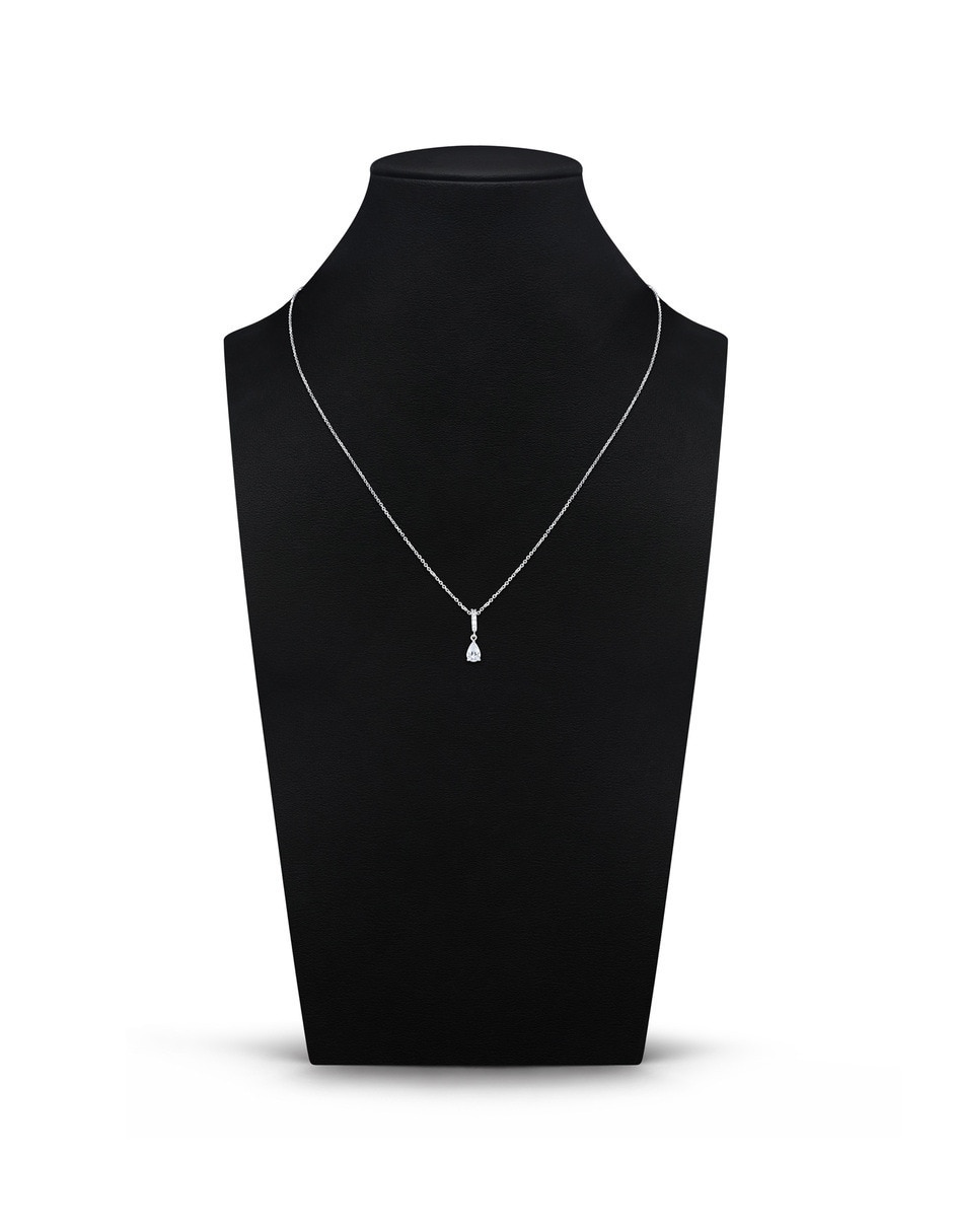 Dije de circular joyerias bizzarro de oro blanco 14 k