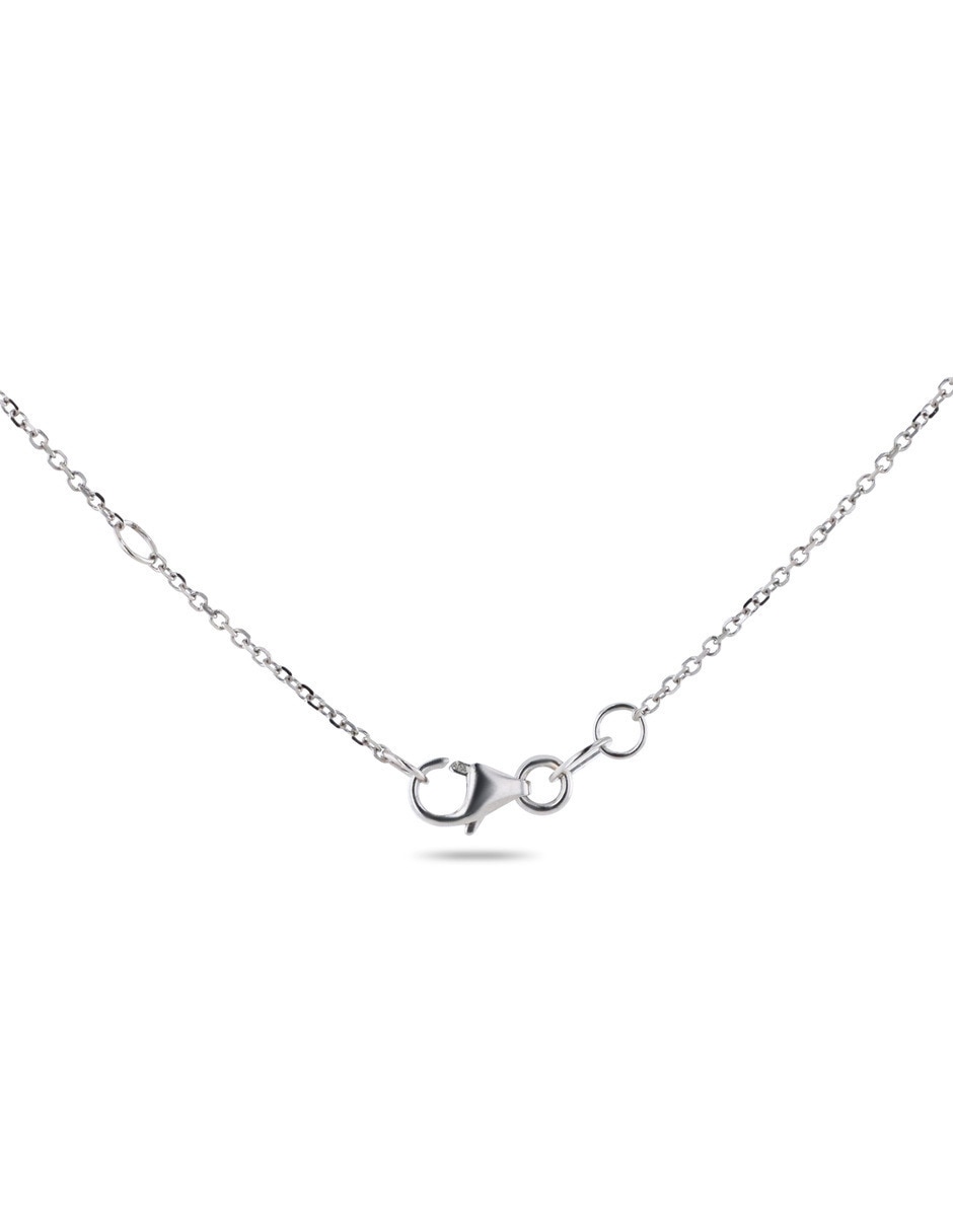 Dije de circular joyerias bizzarro de oro blanco 14 k