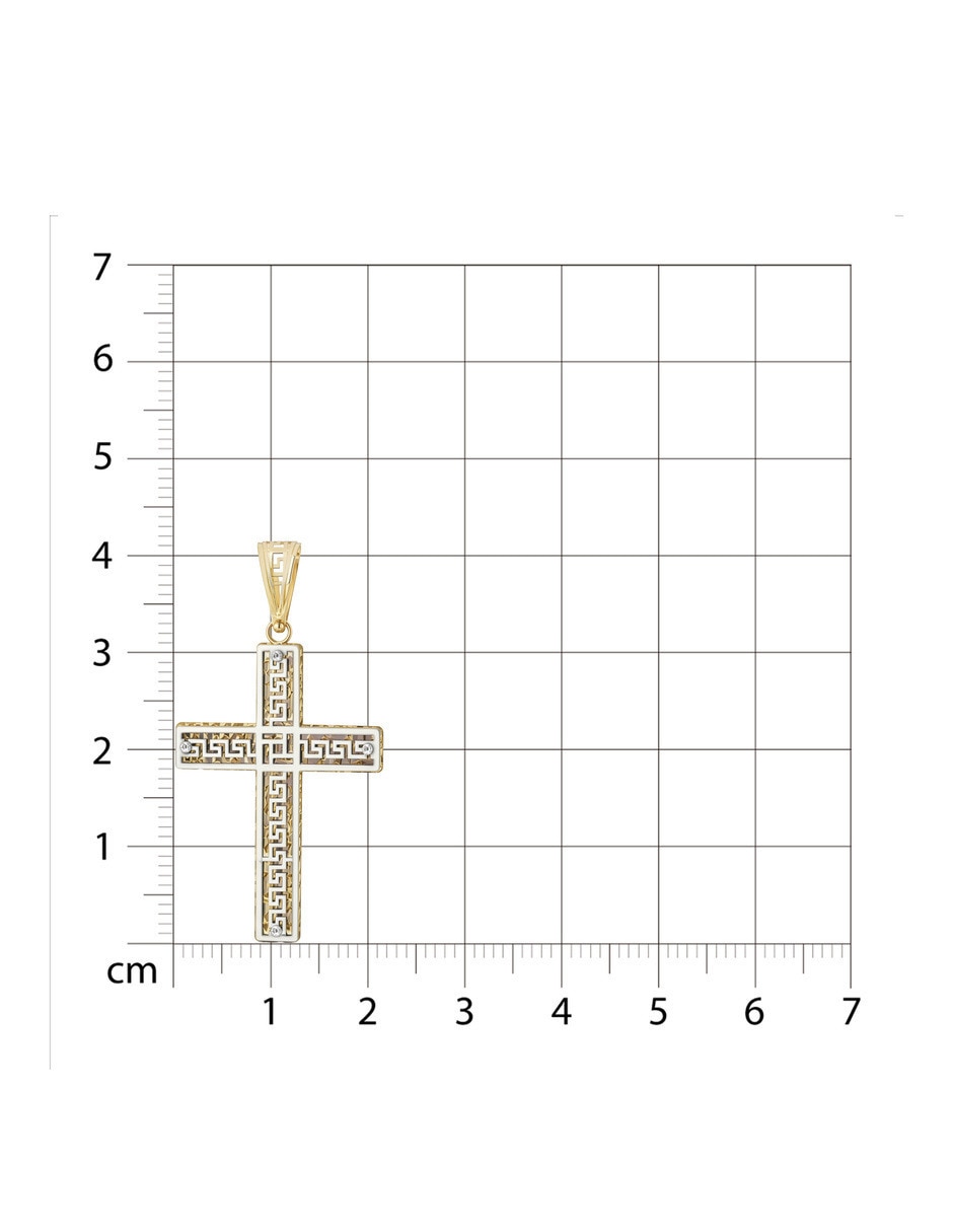 Dije de circular de oro amarillo 14 k 2