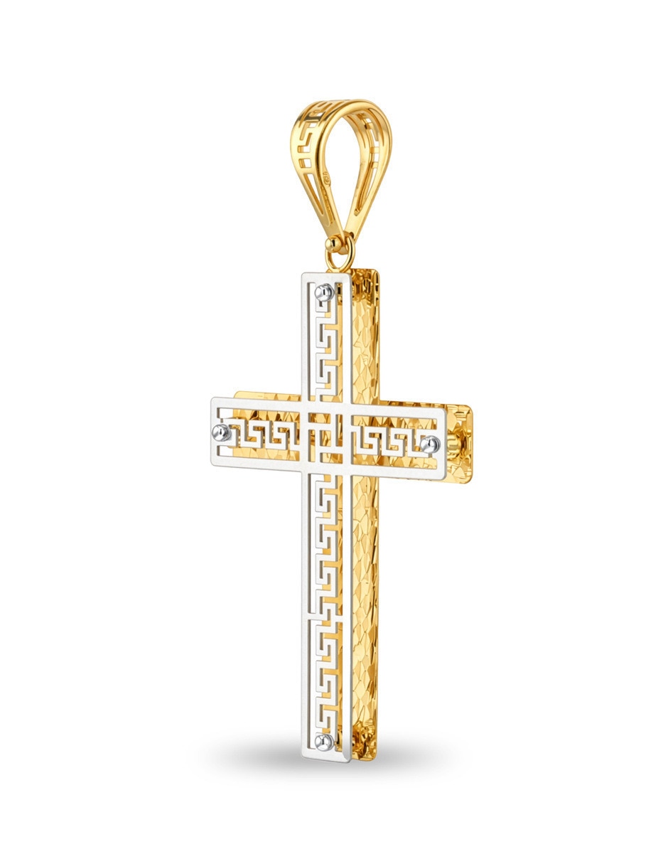 Dije de circular de oro amarillo 14 k 3