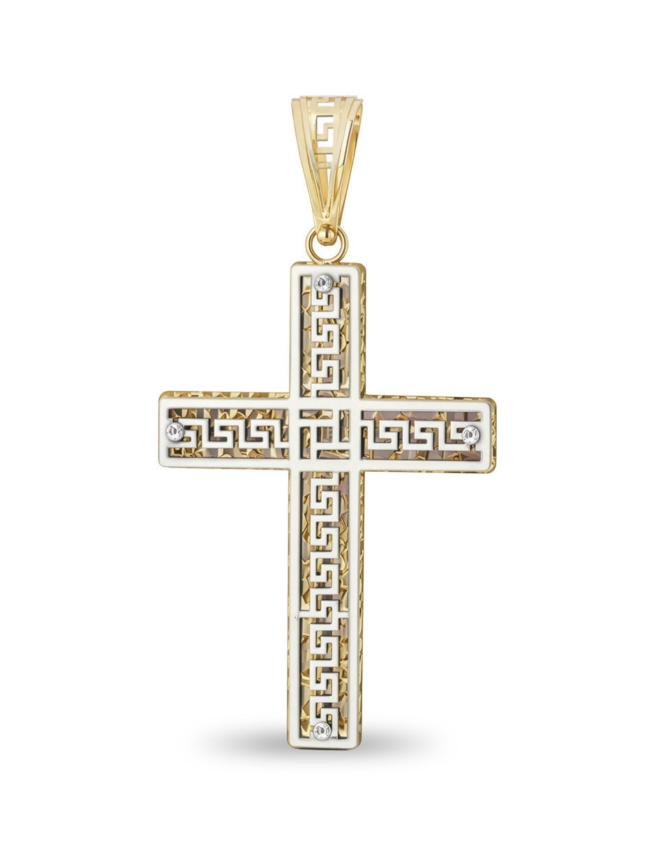 Dije de circular de oro amarillo 14 k