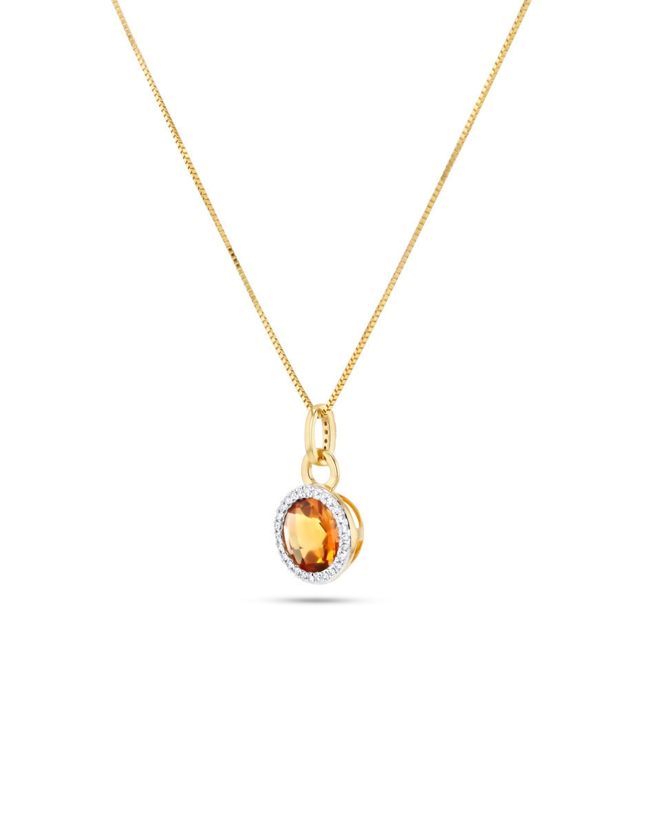 Dije de circular de oro amarillo 14 k 5