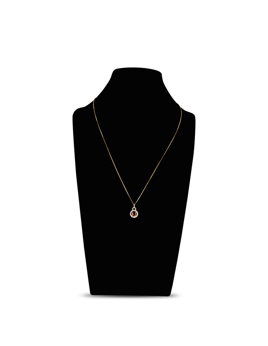 Dije de circular de oro amarillo 14 k