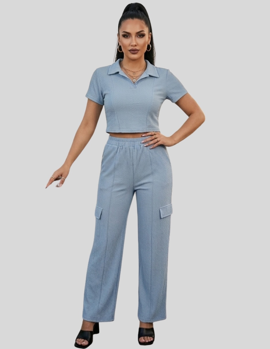 Conjunto ropa casual conjunto de mujer 2 piezas para mujer 5