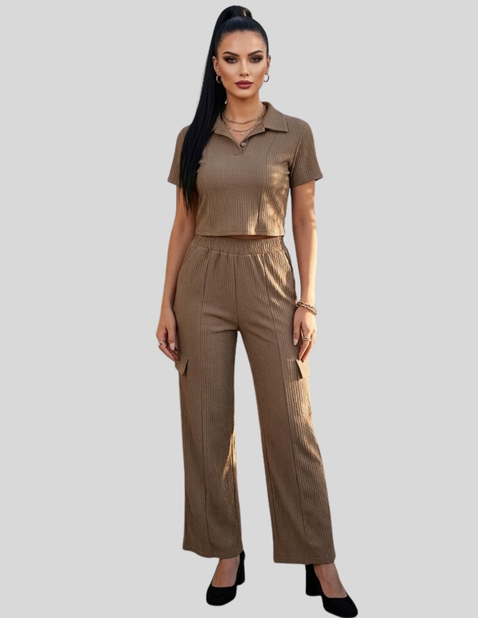 Conjunto ropa casual conjunto de mujer 2 piezas para mujer Conjunto ropa casual conjunto de mujer 2 piezas para mujer
