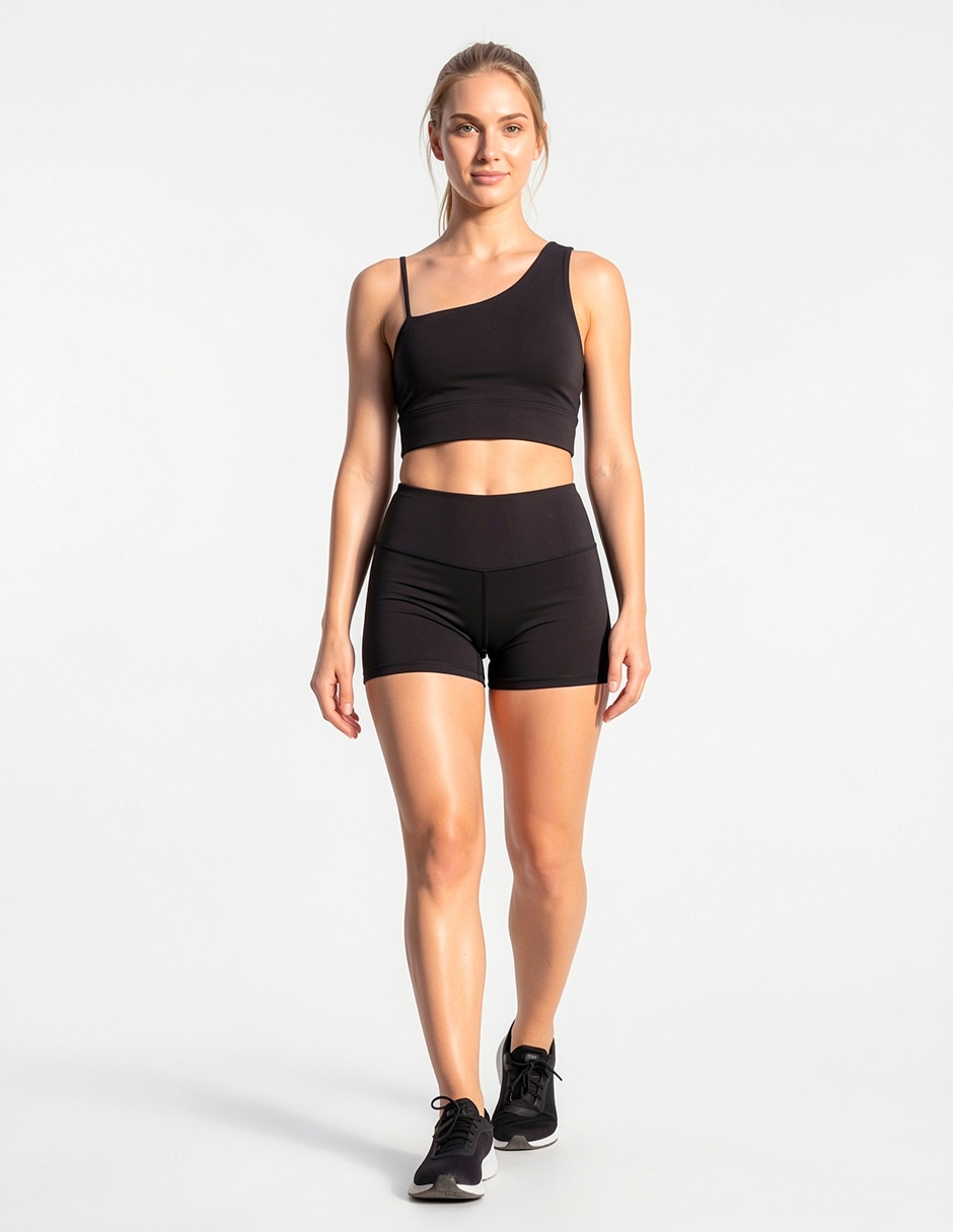 Conjunto deportivo ajustado con elástico para mujer Conjunto deportivo ajustado con elástico para mujer