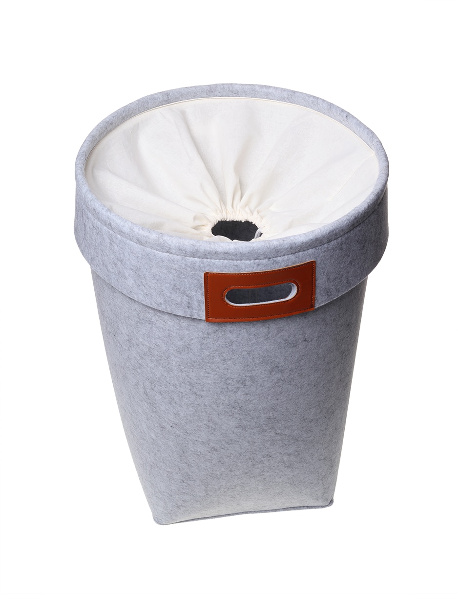 Cesto para ropa Onyxo de fieltro