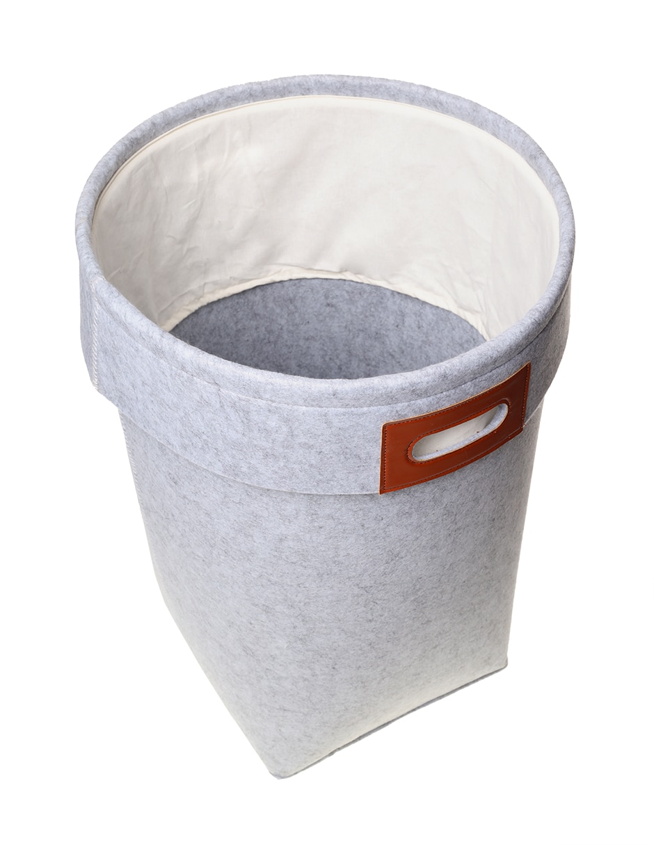 Cesto para ropa Onyxo de fieltro