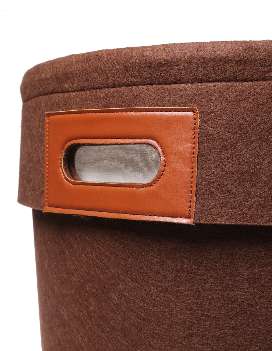 Cesto para ropa de fieltro 3