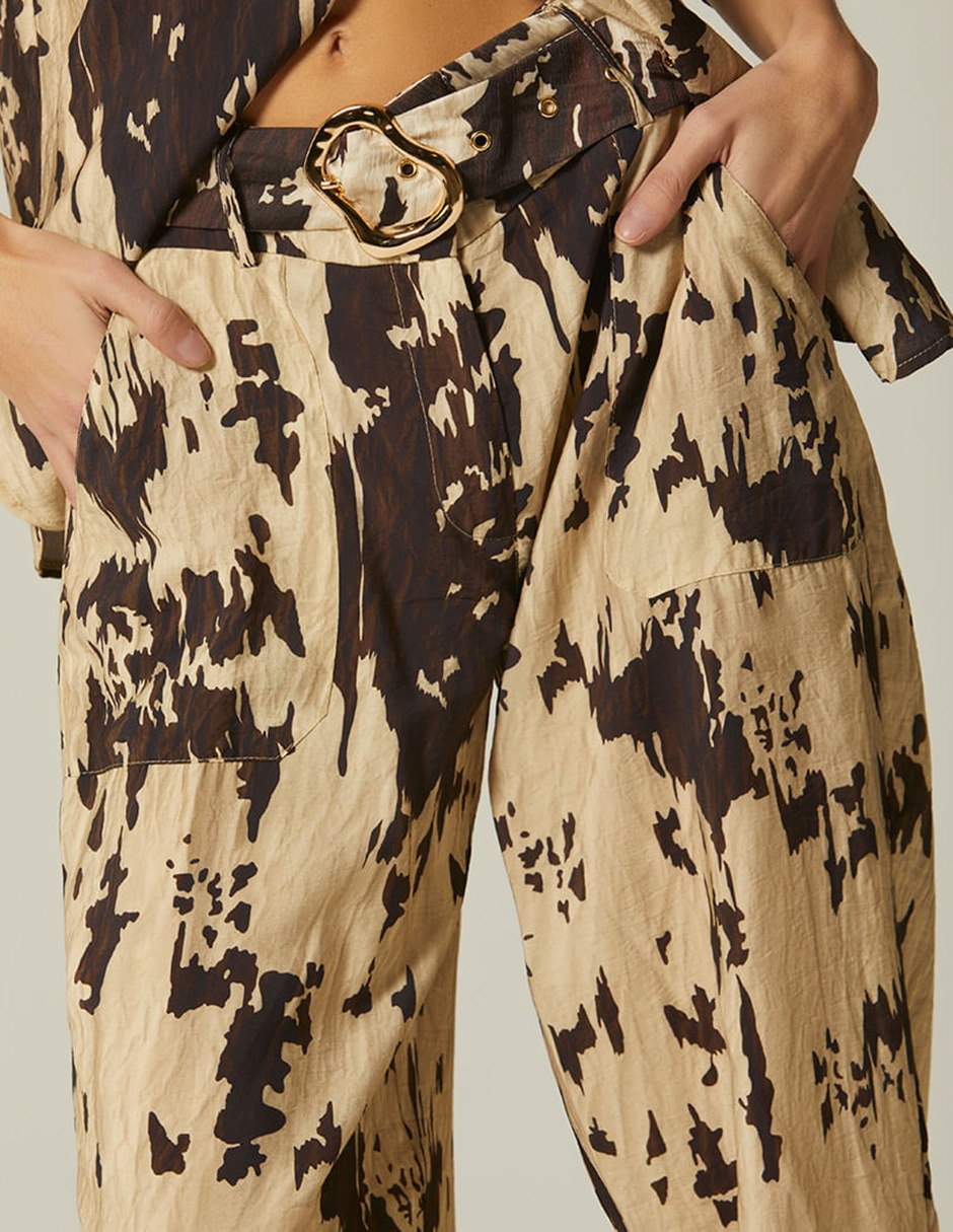 Pantalón relaxed studio f relajado para mujer