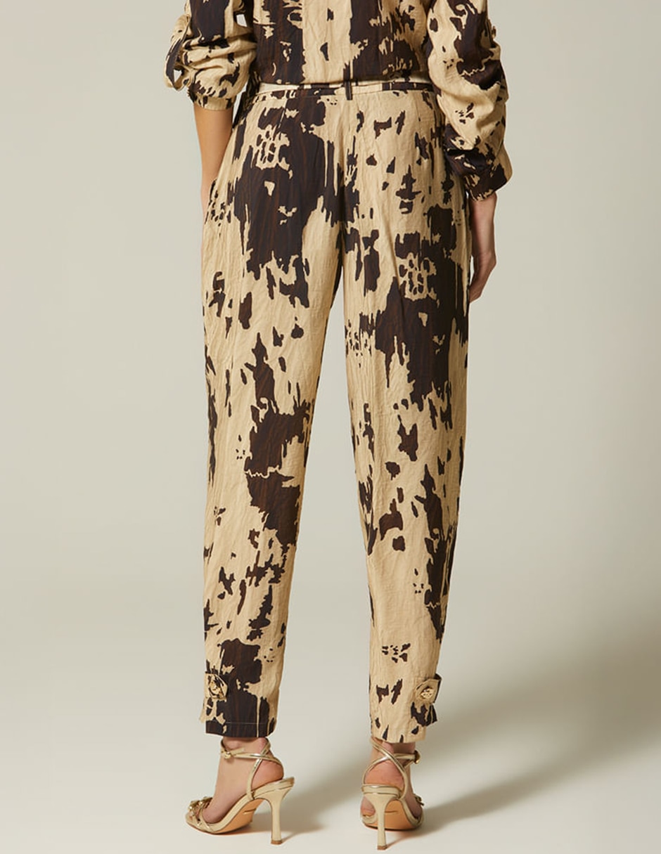 Pantalón relaxed studio f relajado para mujer