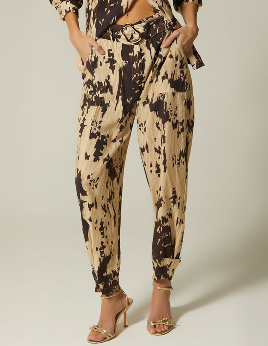 Pantalón relaxed studio f relajado para mujer