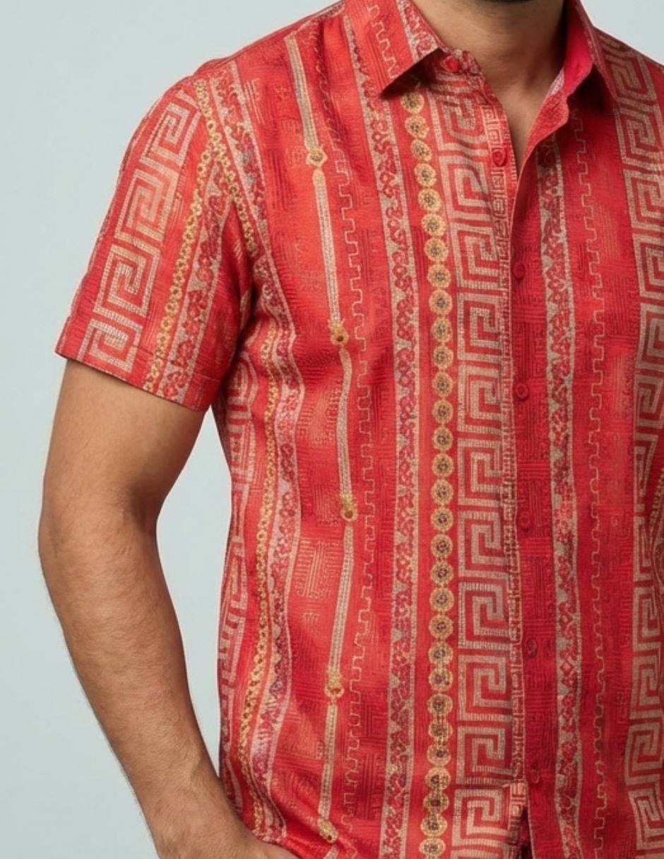 Camisa casual manga corta para hombre 2