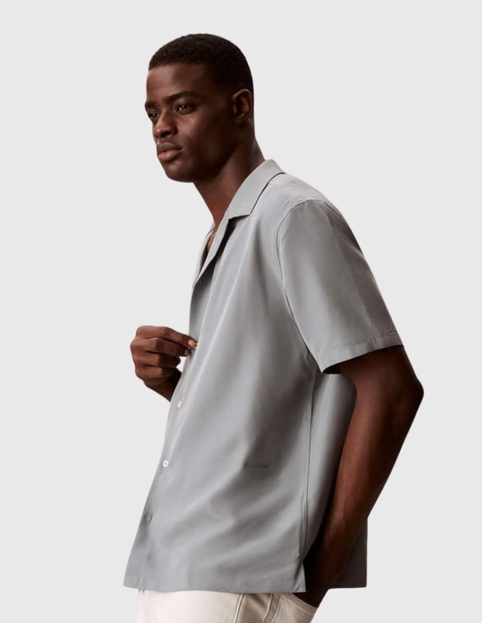 Camisa casual Calvin Klein manga corta para hombre