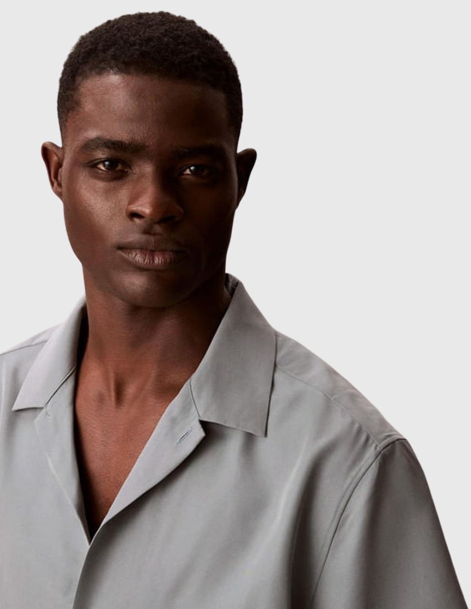 Camisa casual Calvin Klein manga corta para hombre