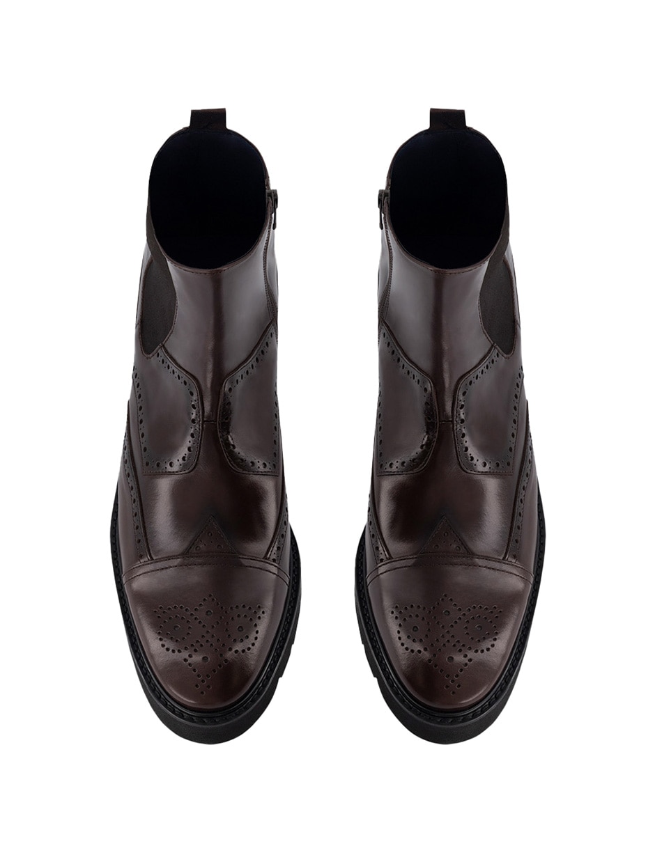 Botín de piel para hombre 4