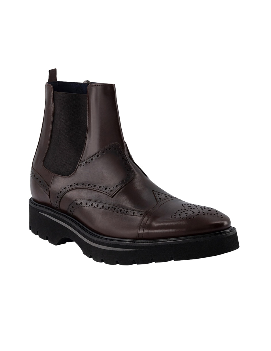 Botín de piel para hombre Botín de piel para hombre