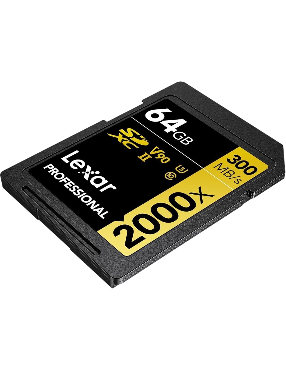 Memoria SDXC capacidad 64 GB