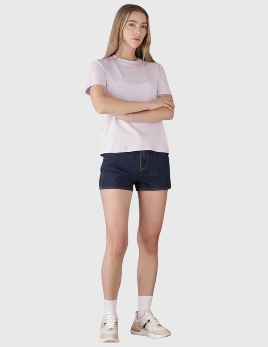Playera manga Corta Sin colección cuello Redondo para mujer 4