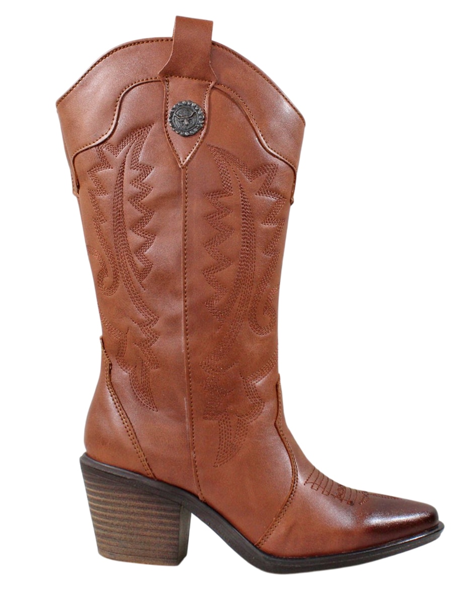 Bota cowboy abajo de la rodilla Kuali Shoes para mujer