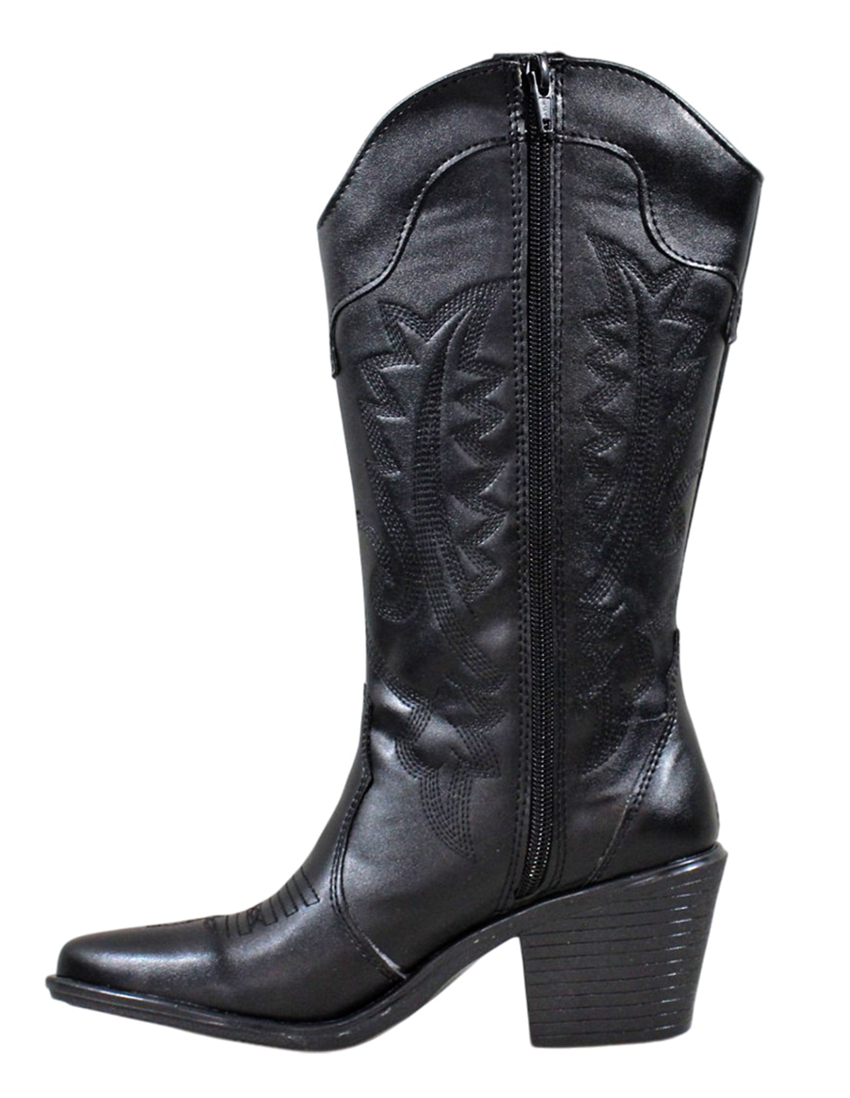 Bota cowboy abajo de la rodilla cowboy para mujer 6